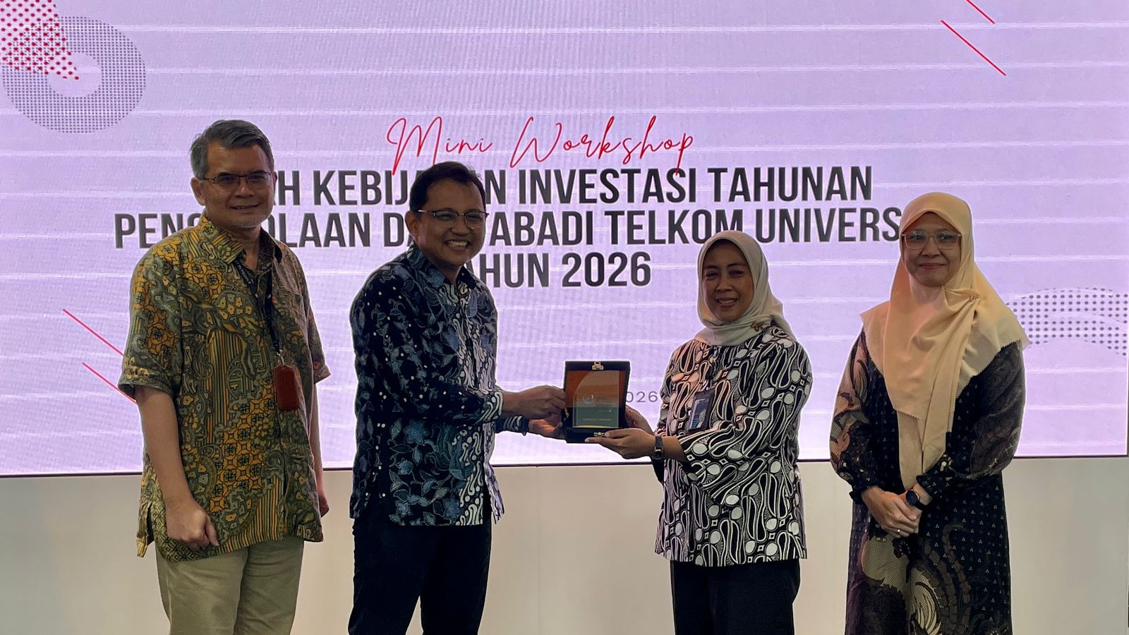 Mini Workshop Arah Kebijakan Investasi Tahunan Pengelola Dana Abadi Telkom University Tahun 2026