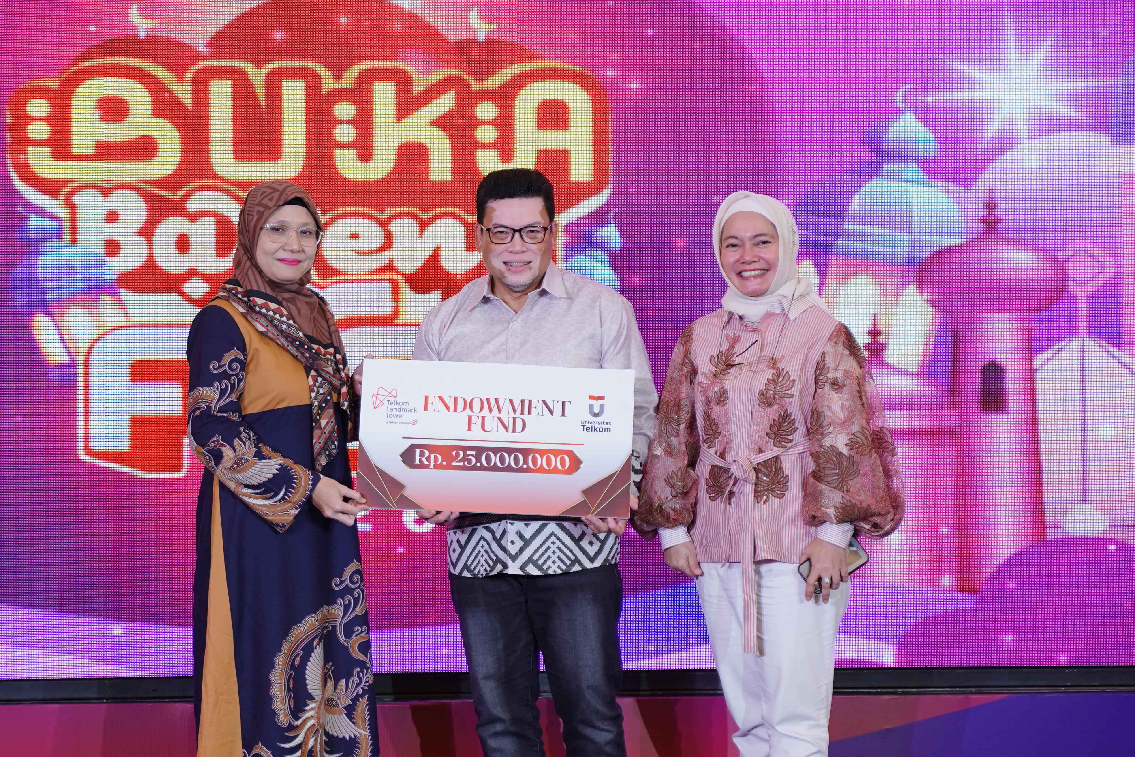 Kontribusi Endowment Fund dari Bayu Aji Wijaya & Kamariah Latief (Alumni Telkom Univeristy)