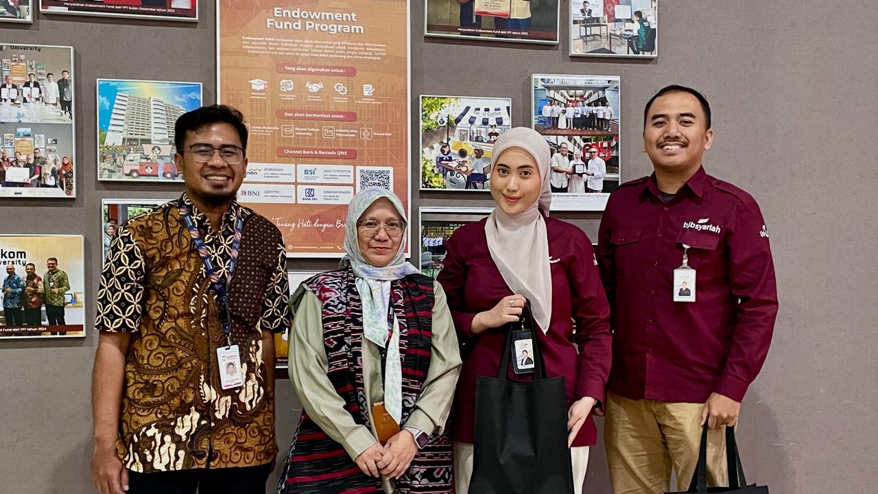 Kunjungan Bank BJB Syariah kepada Direktorat Pengelola Dana Abadi Telkom University