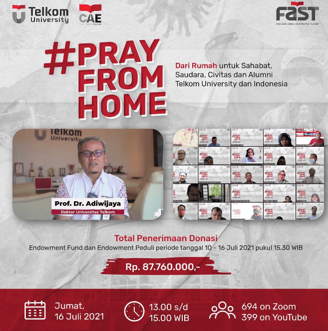 Pray From Home Telkom University