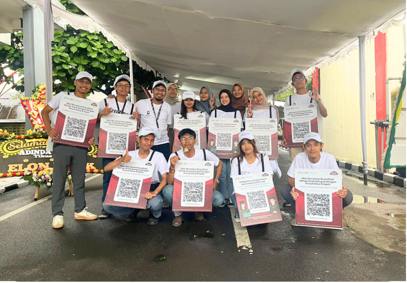Campaign Endowment Fund dalam acara Wisuda Periode II 2024/2025